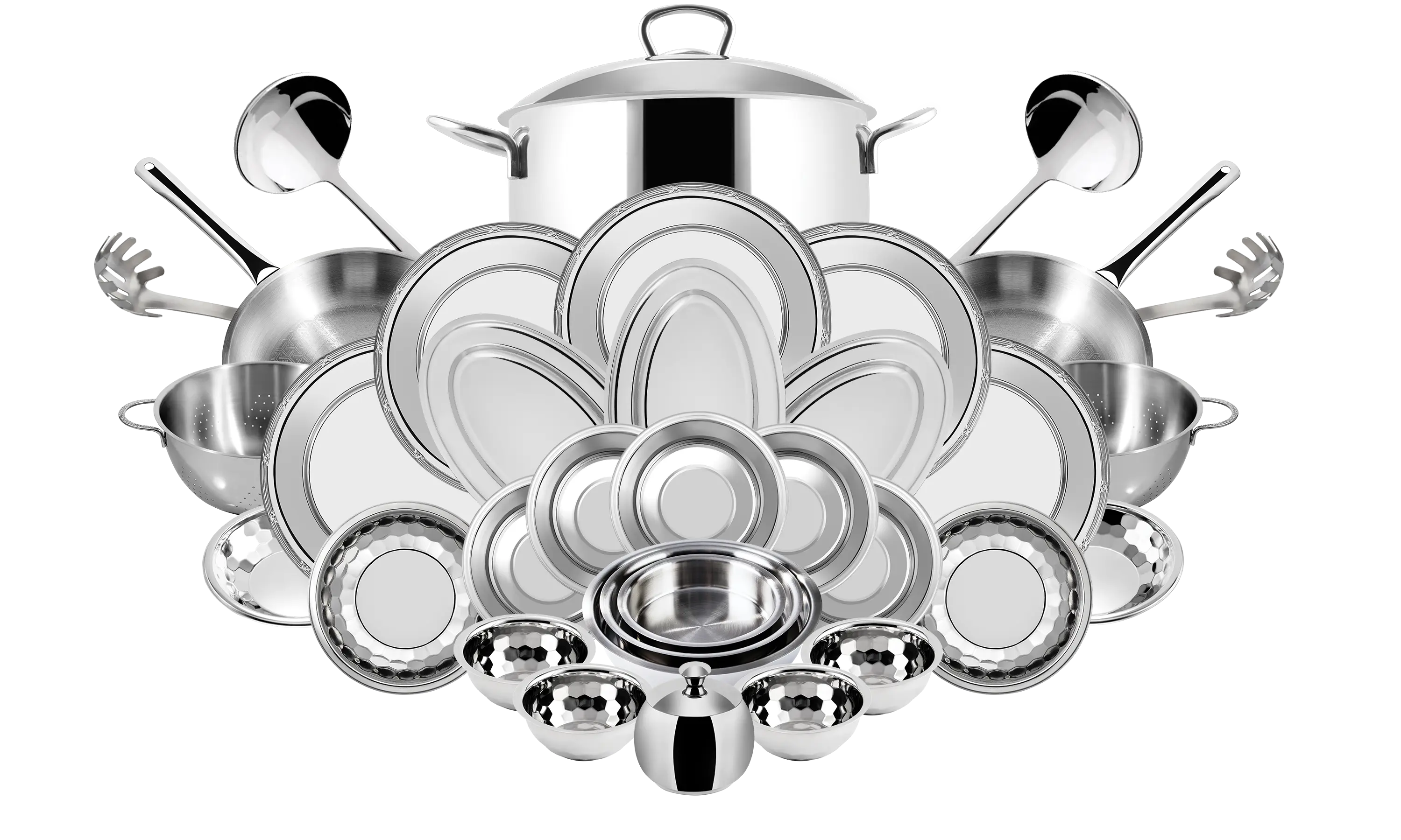 طقم تاج الملكة 70 قطعة