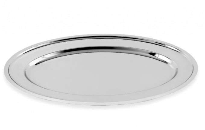 صينية بيضاوية فاخرة